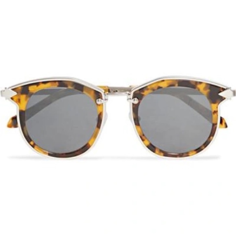 Karen Walker Bounty Sunglasses - Crazy Tort